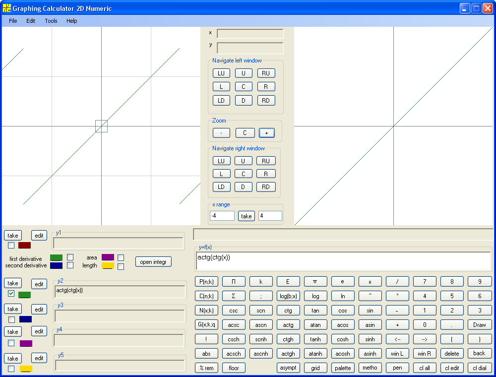 y=arcctg(ctg(x))