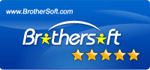 five stars from brothersoft