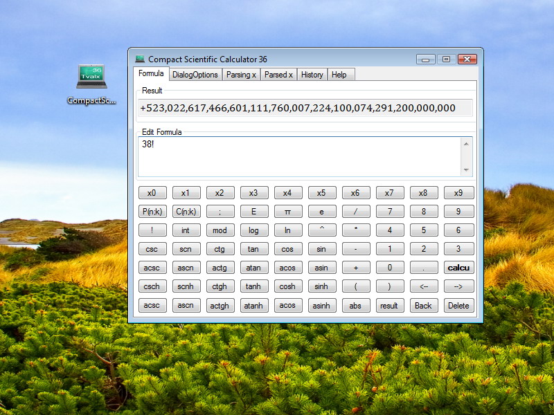 Compact Scientific Calculator 36 in Vista
