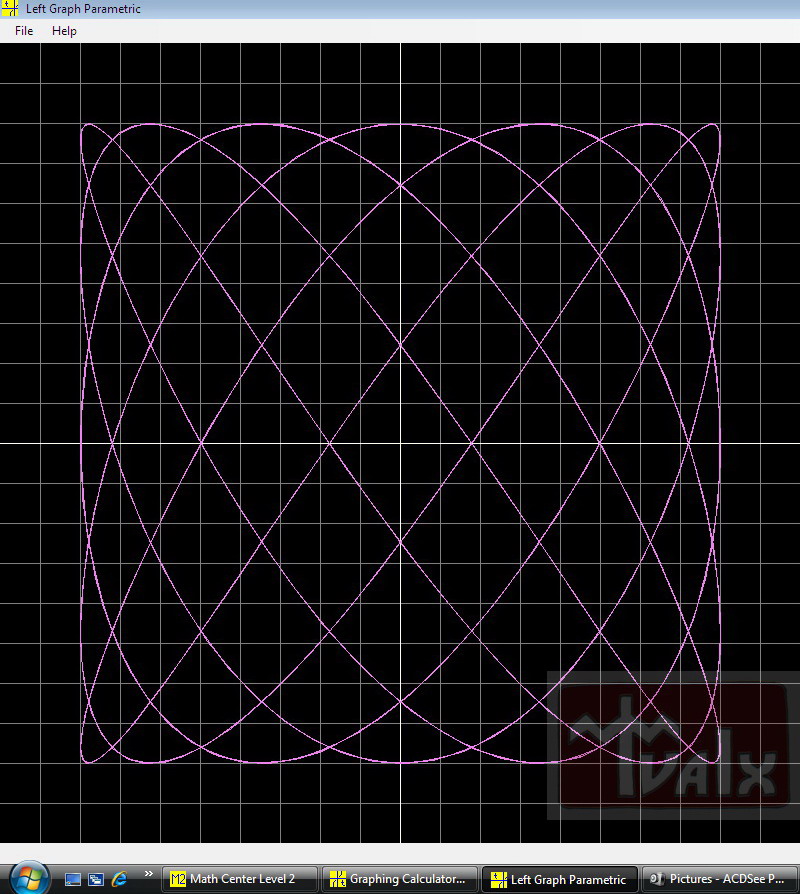 Graphing Calculator 2D Parametric