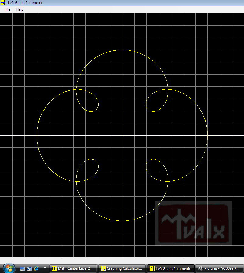Graphing Calculator 2D Parametric